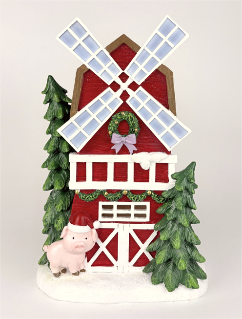 Red Windmill House
