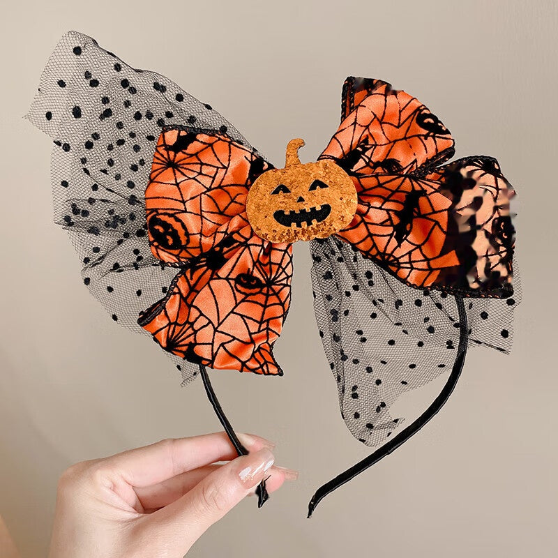 Halloween Pumpkin Hair Hoop Headband