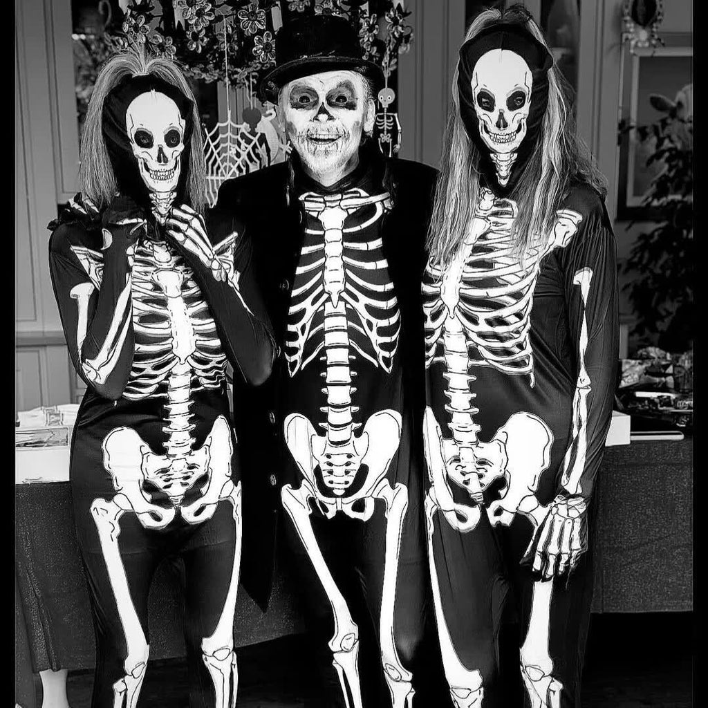 Kids Skeleton Bodysuit Halloween Costume