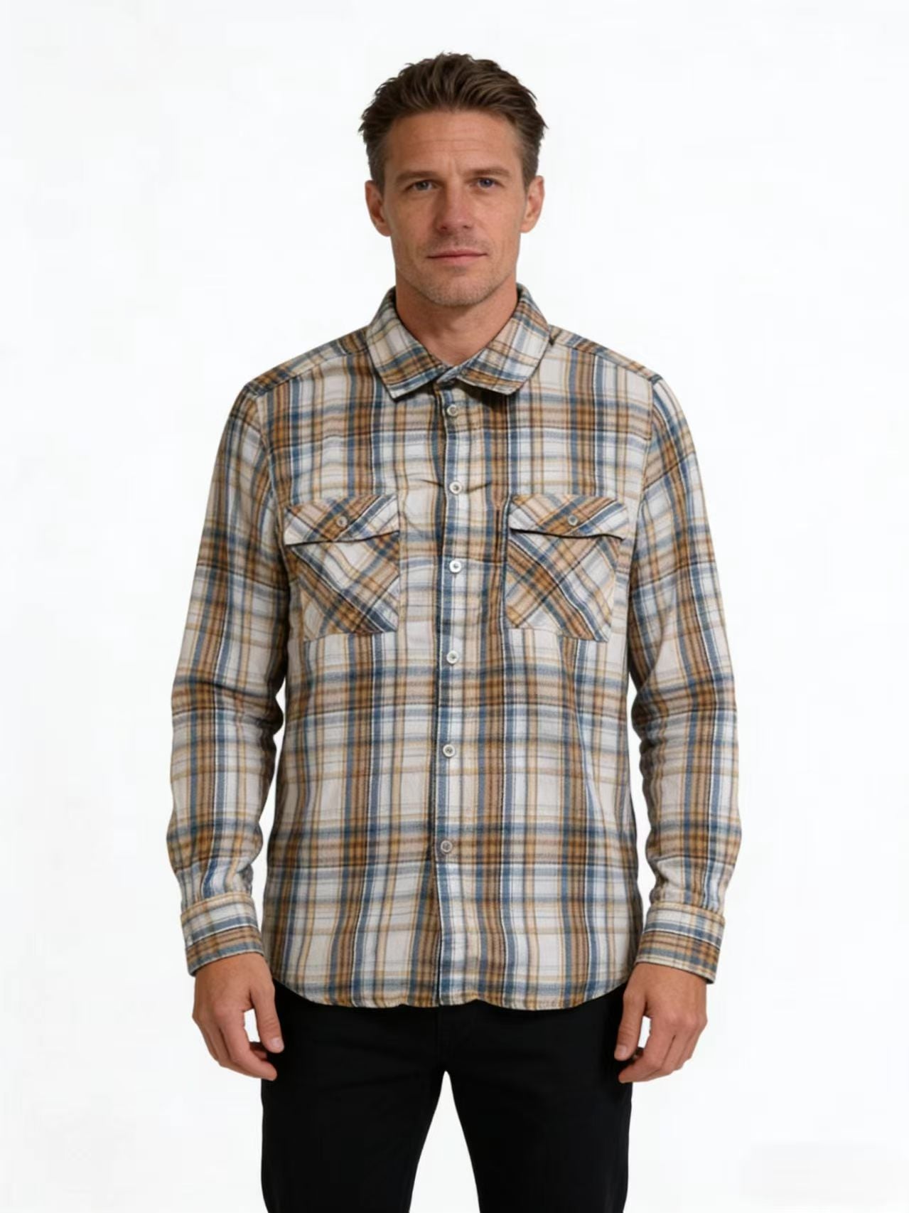 Men's Woven Flannel Shirt