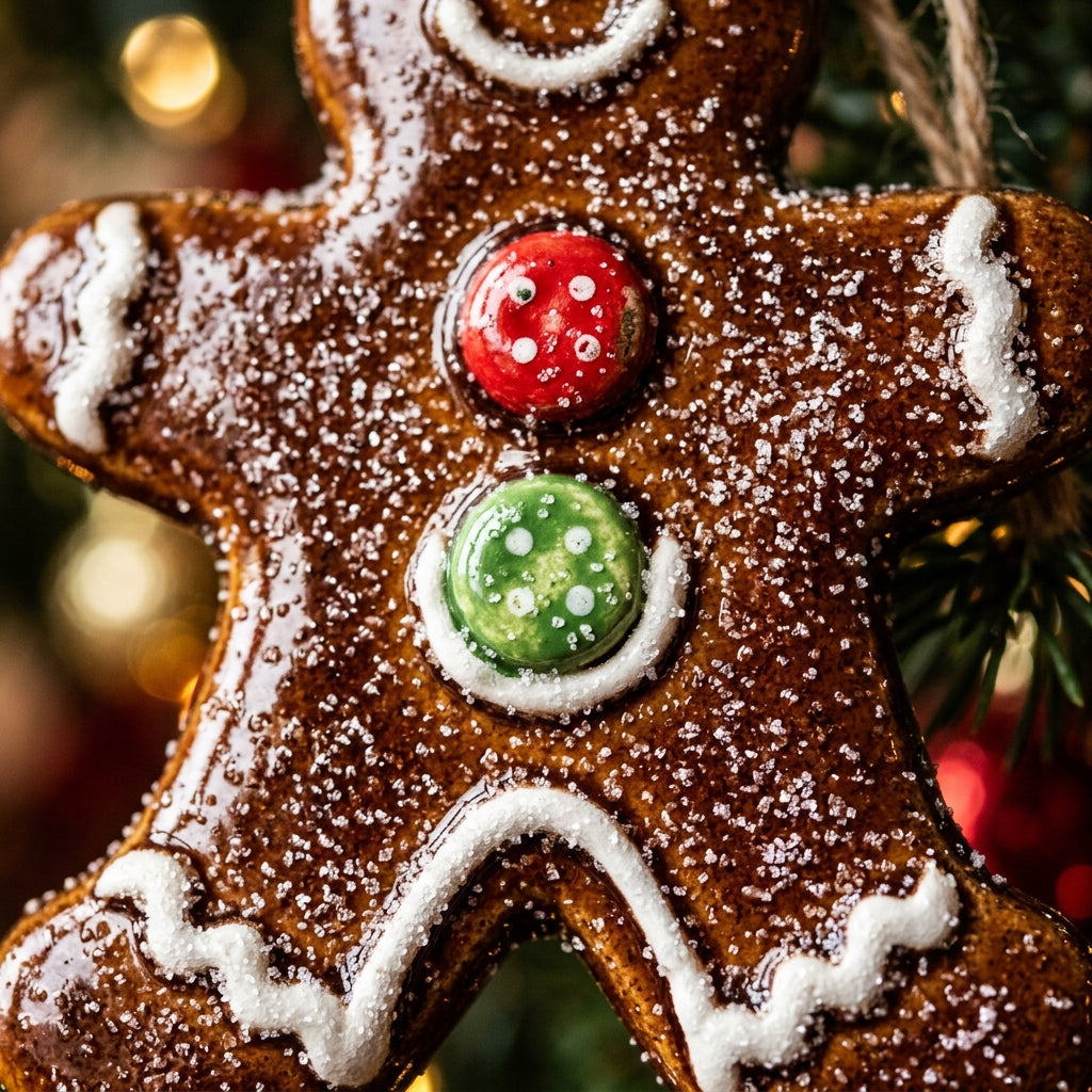 Promotional view of AZ028 - gingerbread boy details
