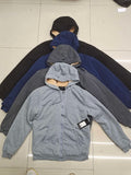 Men's Fleece Hoodie with Fur Lining