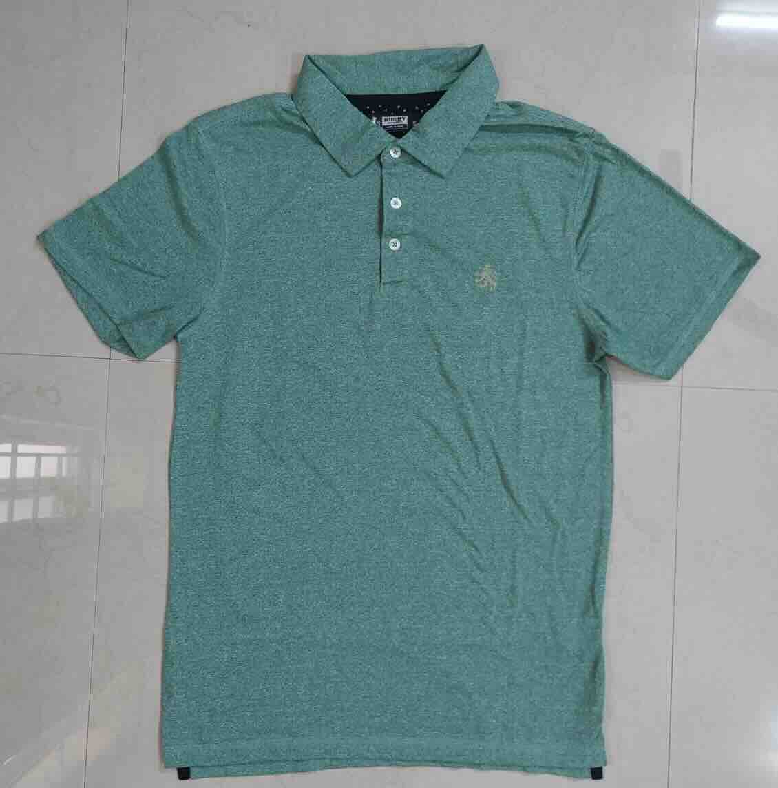 Men's Polo Shirt in Grindled Yarn