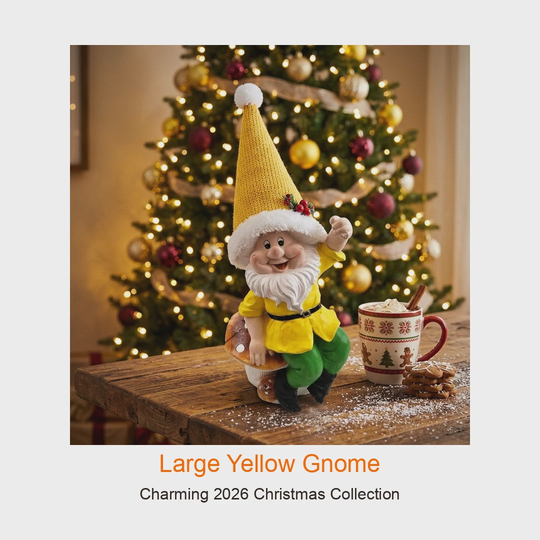 Large Yellow Gnome Product Promotion Video