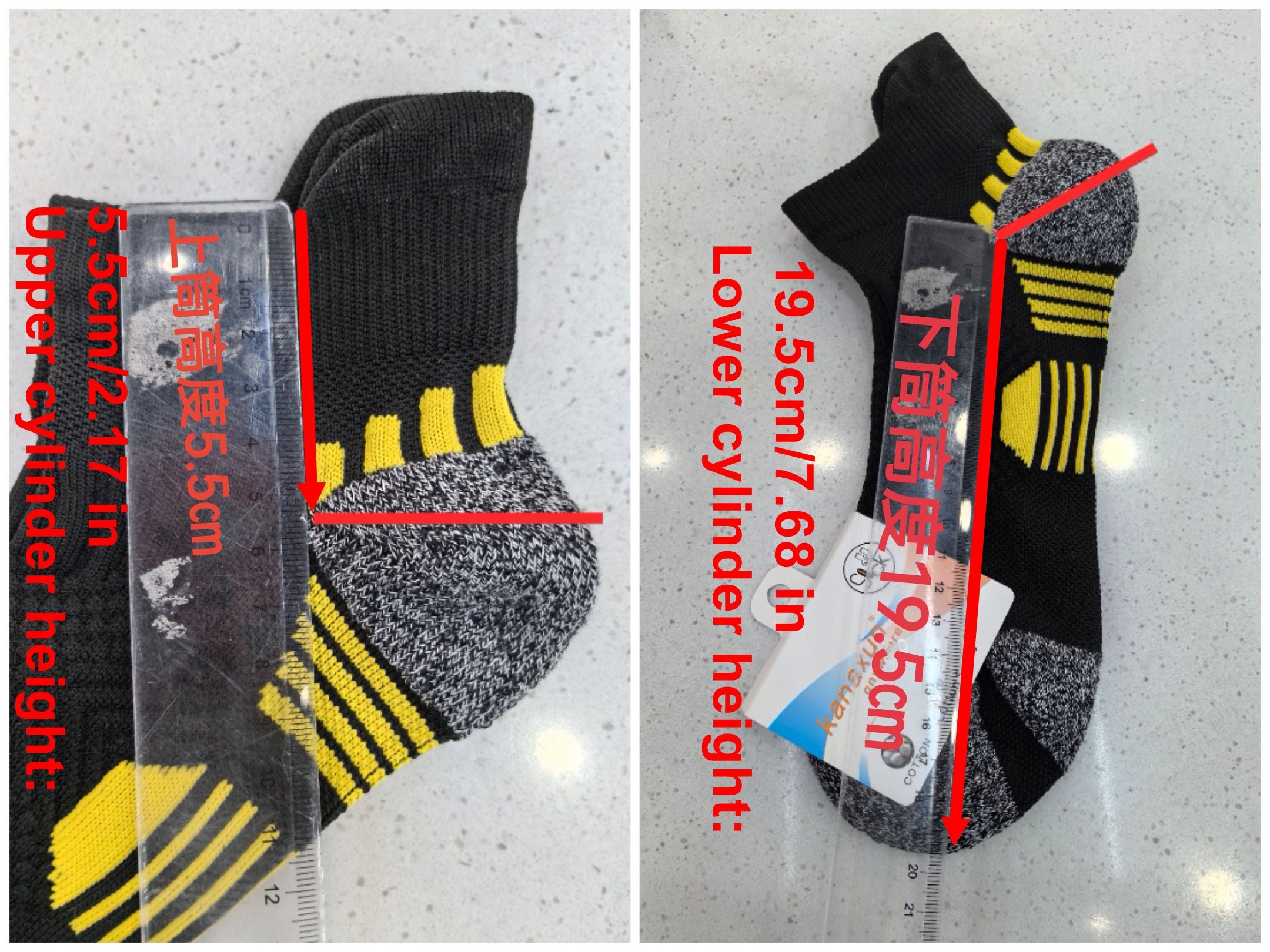 Men's 3 Pack Cushion Foot Ankle Sports Socks