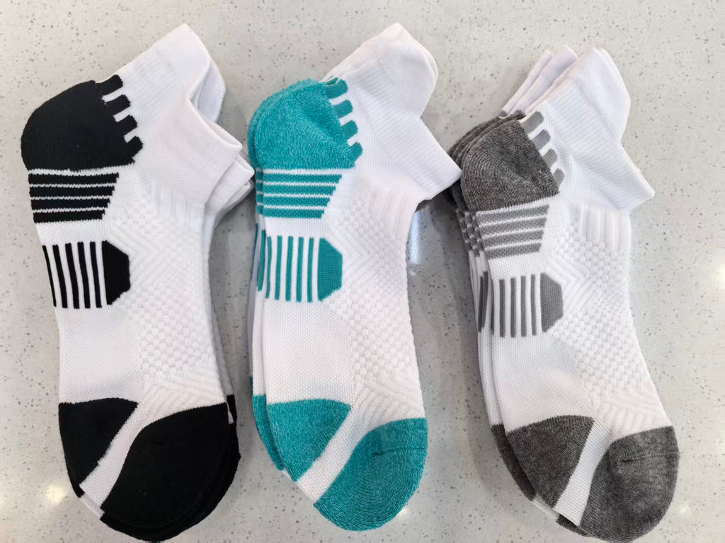 Men's 3 Pack Cushion Foot Ankle Sports Socks